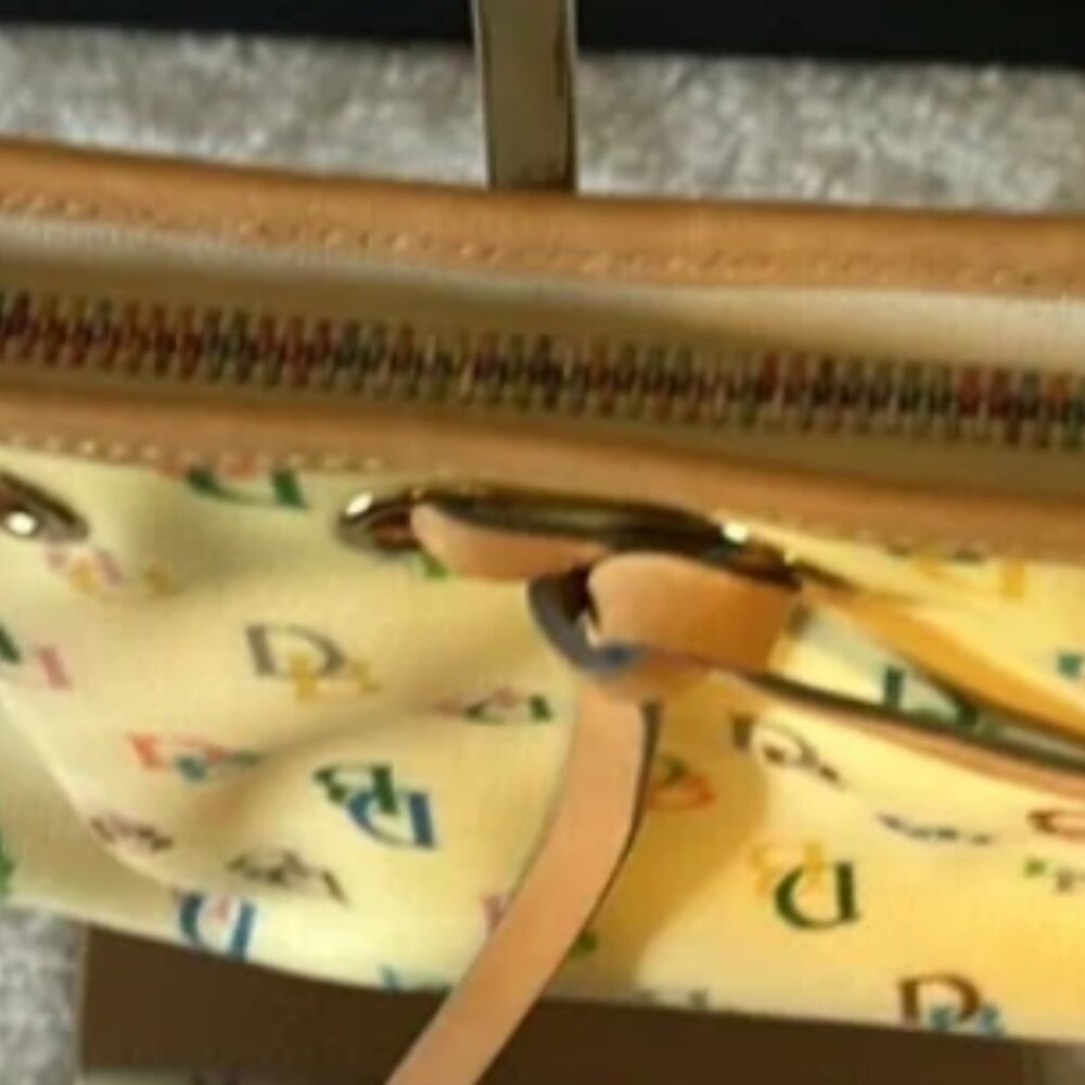 Dooney & Bourke -.Rainbow DB Logo and Zipper Shoulder/Crossbody Bag - Picture 6 of 6